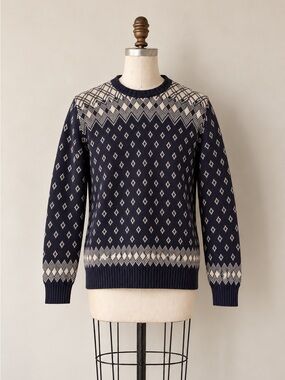 Todd Snyder fair isle sweater medium